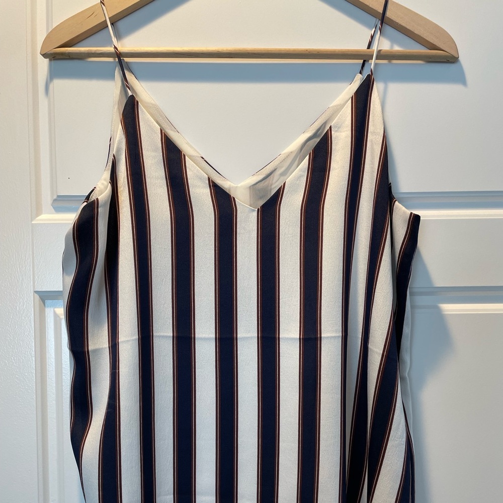 Brand New Satin Stripe Tank